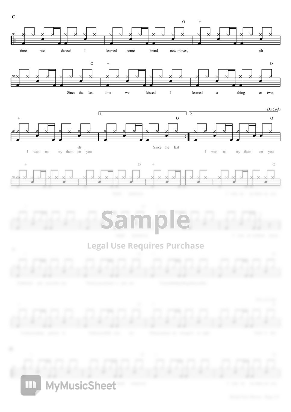 Hey Violet - Brand New Moves Sheets by COPYDRUM