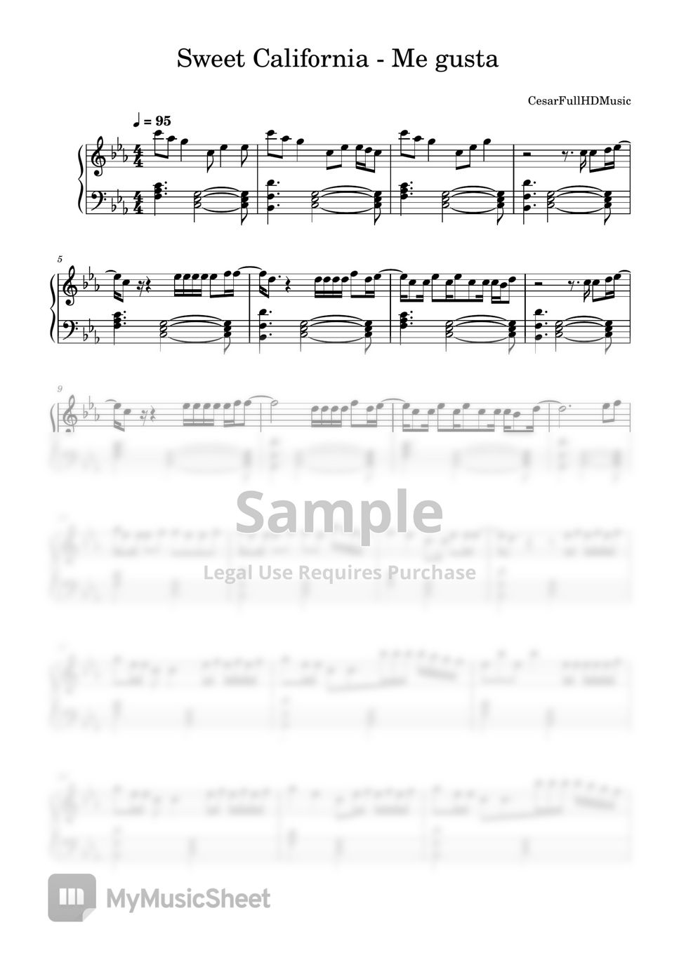 Sweet California - Me gusta Blad