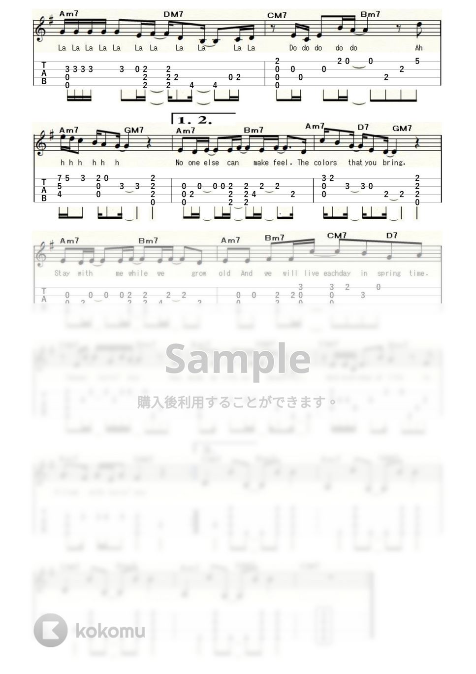ミニー・リパートン - LOVIN' YOU (ｳｸﾚﾚｿﾛ/Low-G/中級) by ukulelepapa