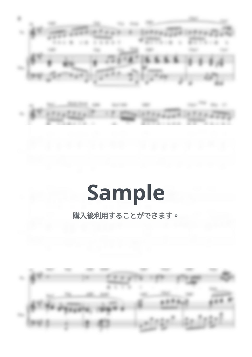 藤井風 - 満ちてゆく 弾き語り(piano&amp;vocal楽譜) by KEIKO EBI