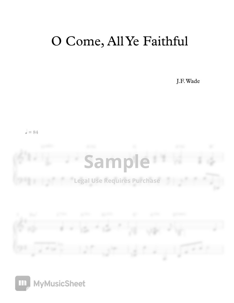 J.F. Wade - O Come All ye Faithful (Jazz ver.) by MIWHA