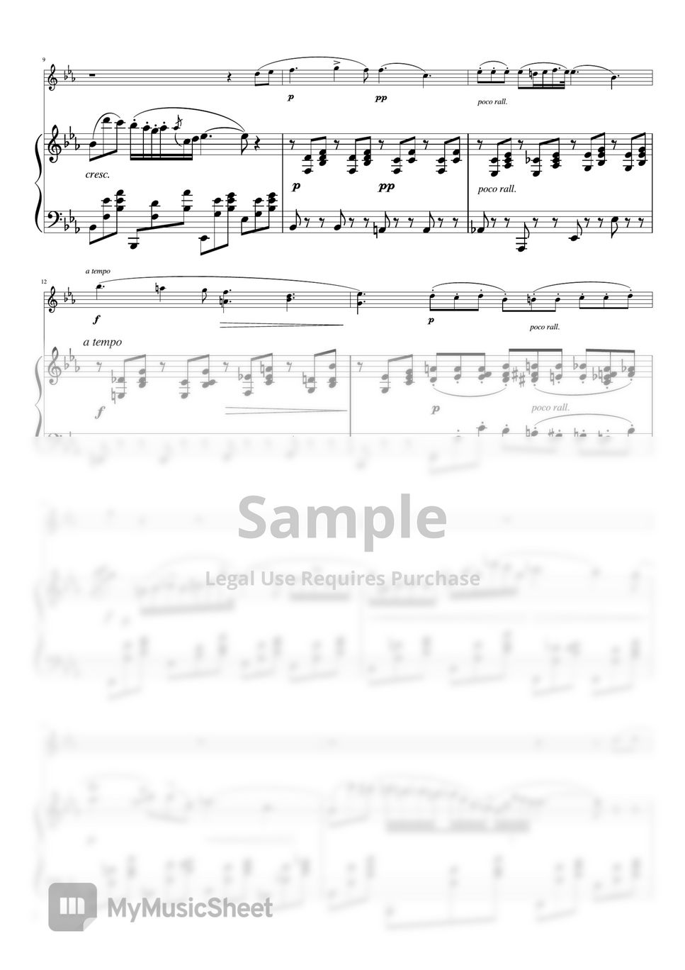 chopin - Nocturne op.9-2 (violin piano) by pfkaori
