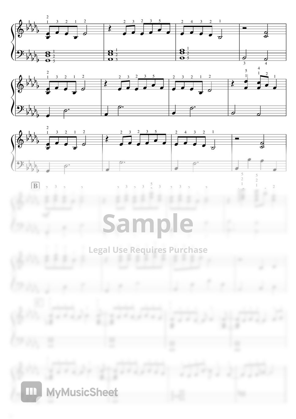 坂本龍一 - 【Beautiful】Merry Christmas Mr. Lawrence (坂本龍一) by ピアノのせんせいの楽譜集