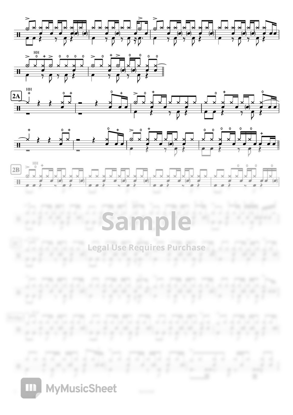 aiko - HANABI (花火) Sheets by Cookai's J-pop Drum sheet music!!!