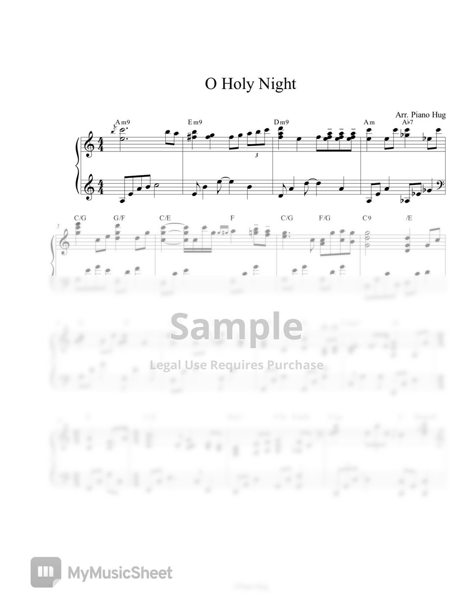 Christmas Carol - O Holy Night (오 거룩한 밤) by Piano Hug