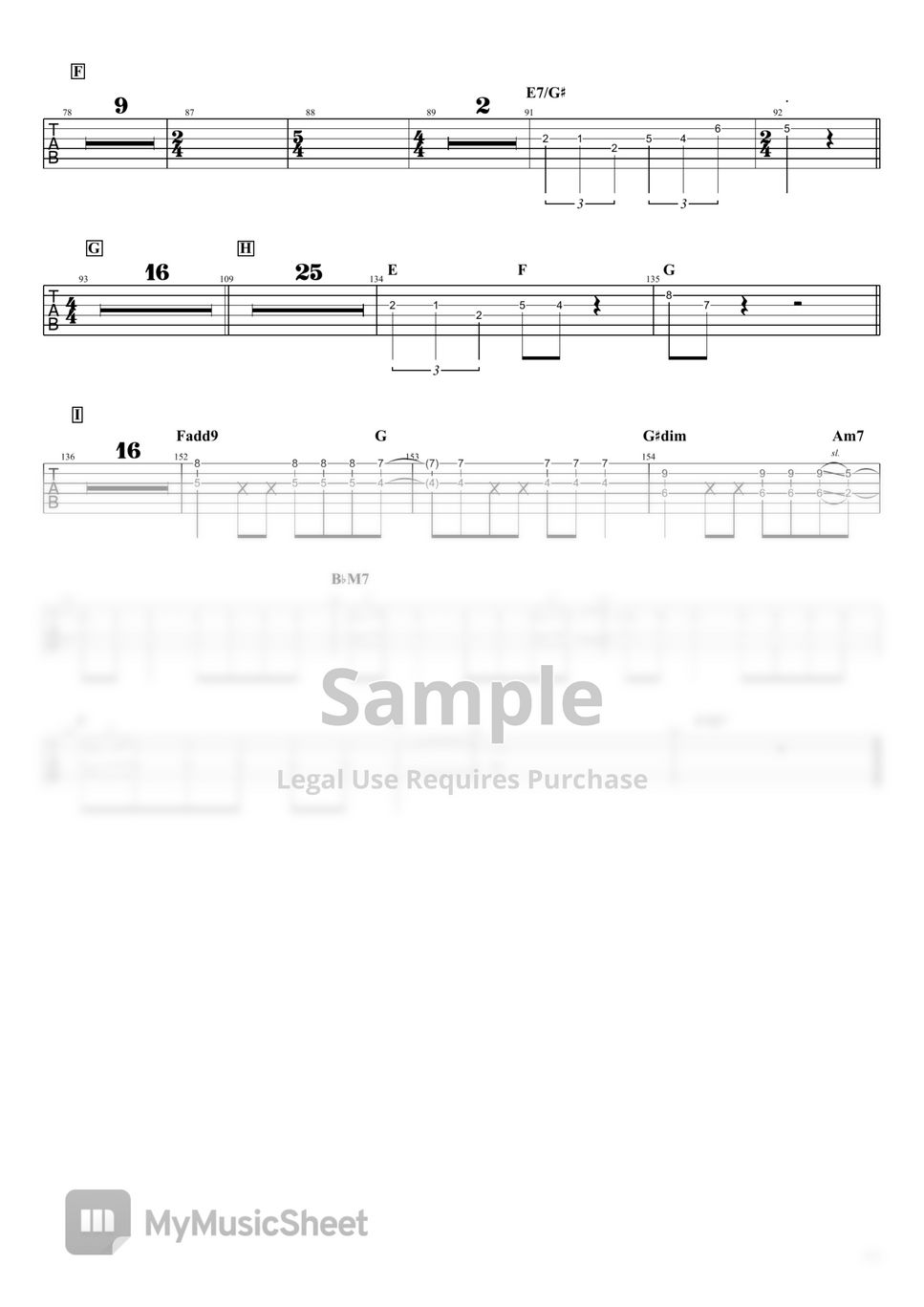 Eve - ぼくらの (ギターTAB譜 / 僕のヒーローアカデミア 6期 OP / Bokurano) by Yoppi