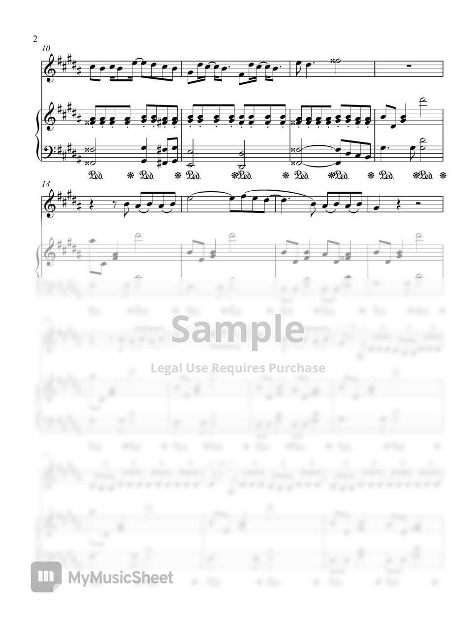 BoyWithUke - Toxic for Violin and Piano Accompaniment Sheets by Hai Mai