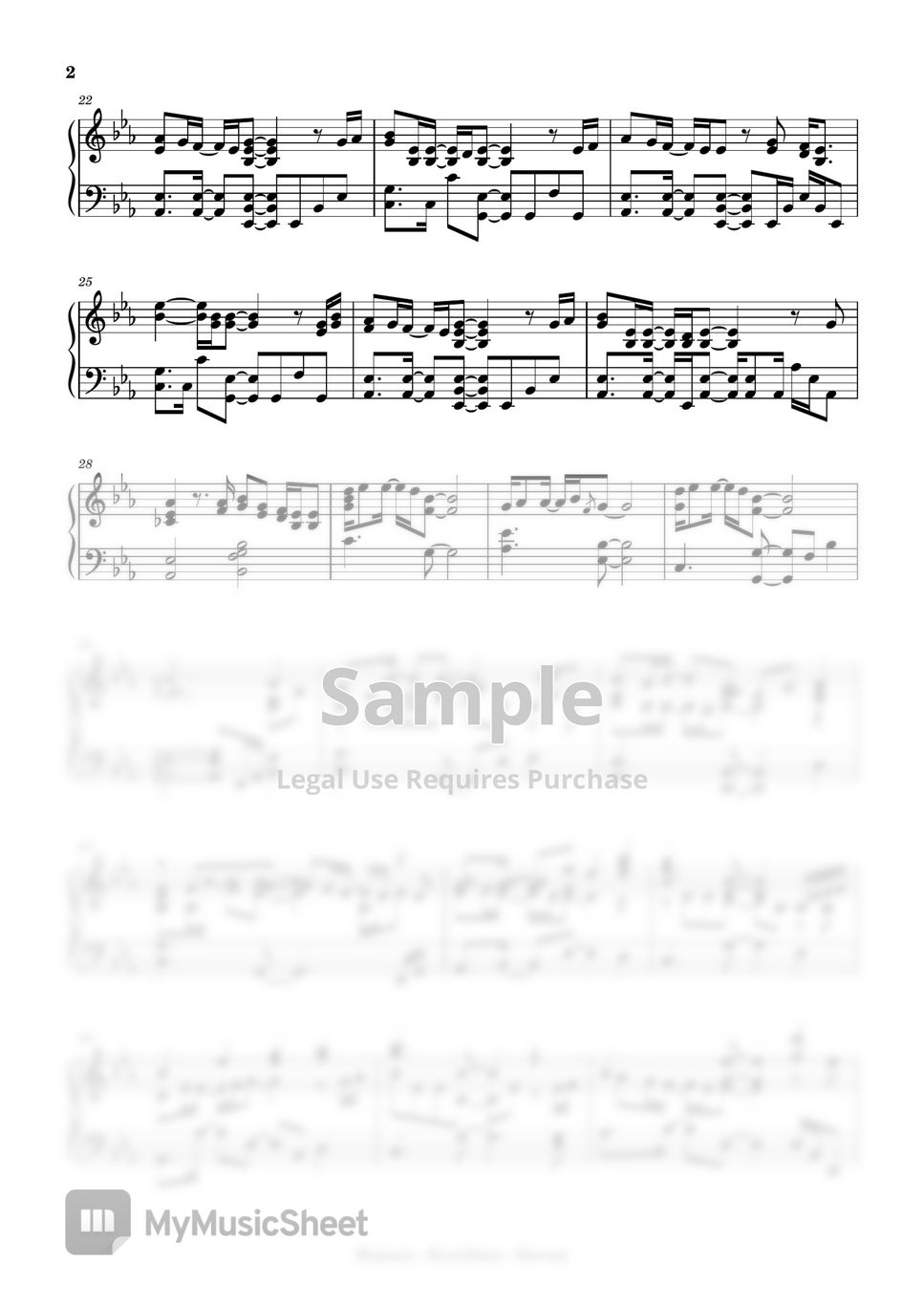 (K)NoW_NAME - Harvest (intermediate, piano) Sheets by Mopianic