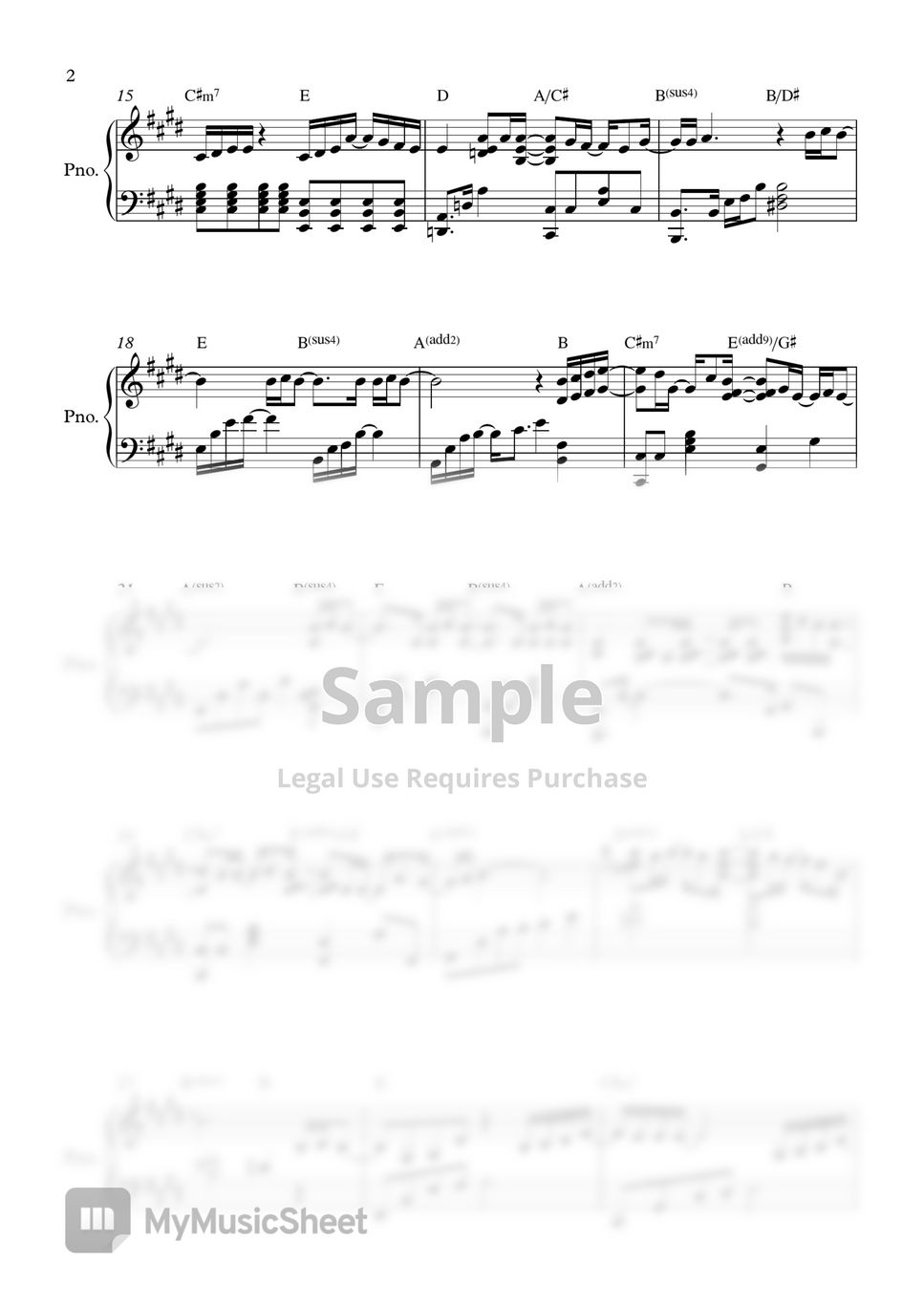 IU(아이유) - My sea(아이와 나의 바다) by PIANOiNU