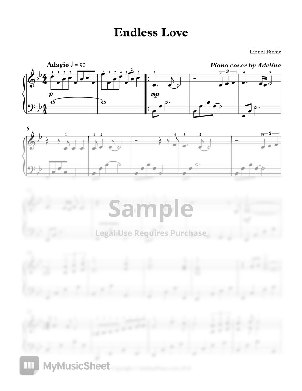 Endless Love Lionel Richie Chords