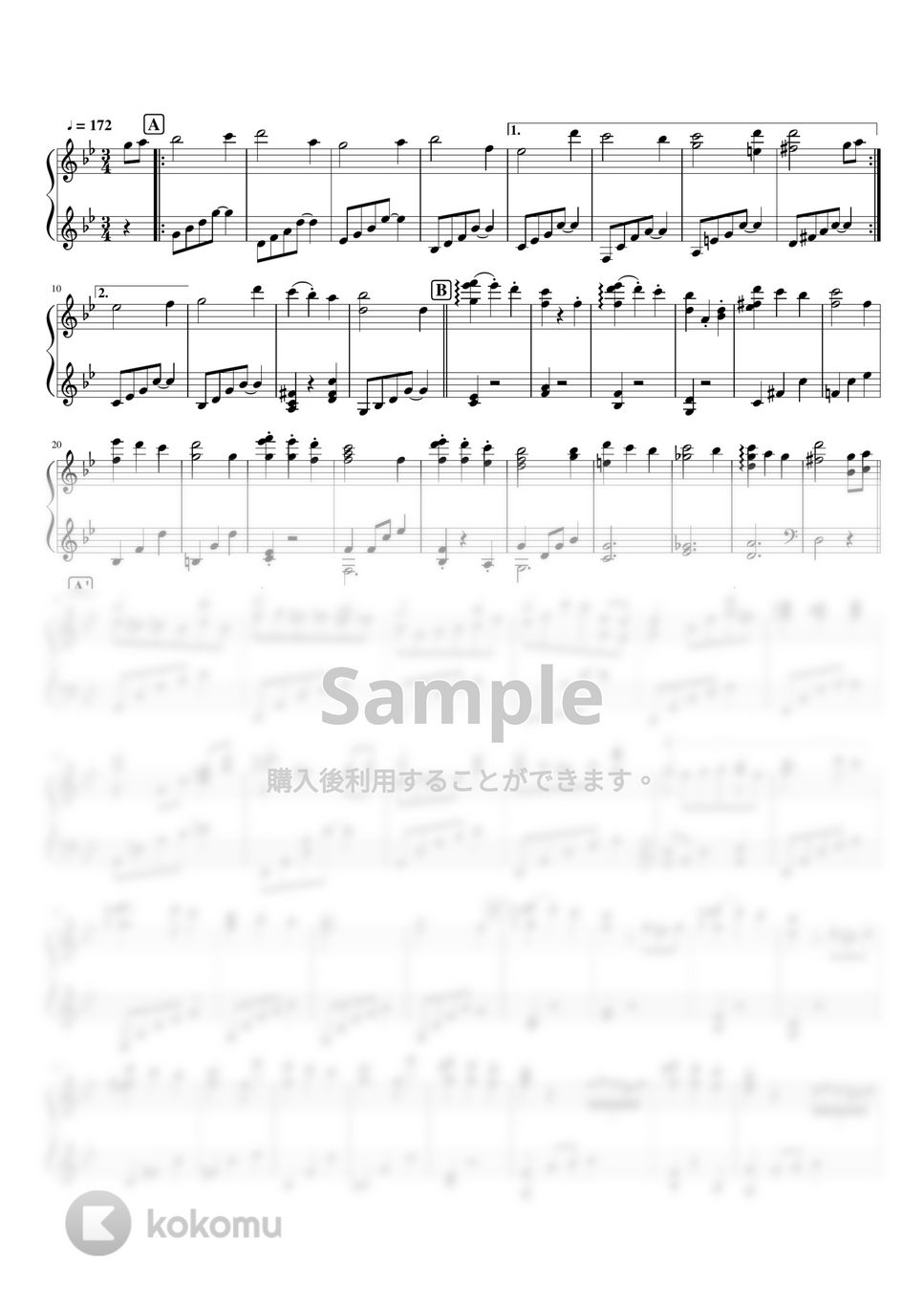 MIMI - Cold Waltz - in G Minor by pianomikan