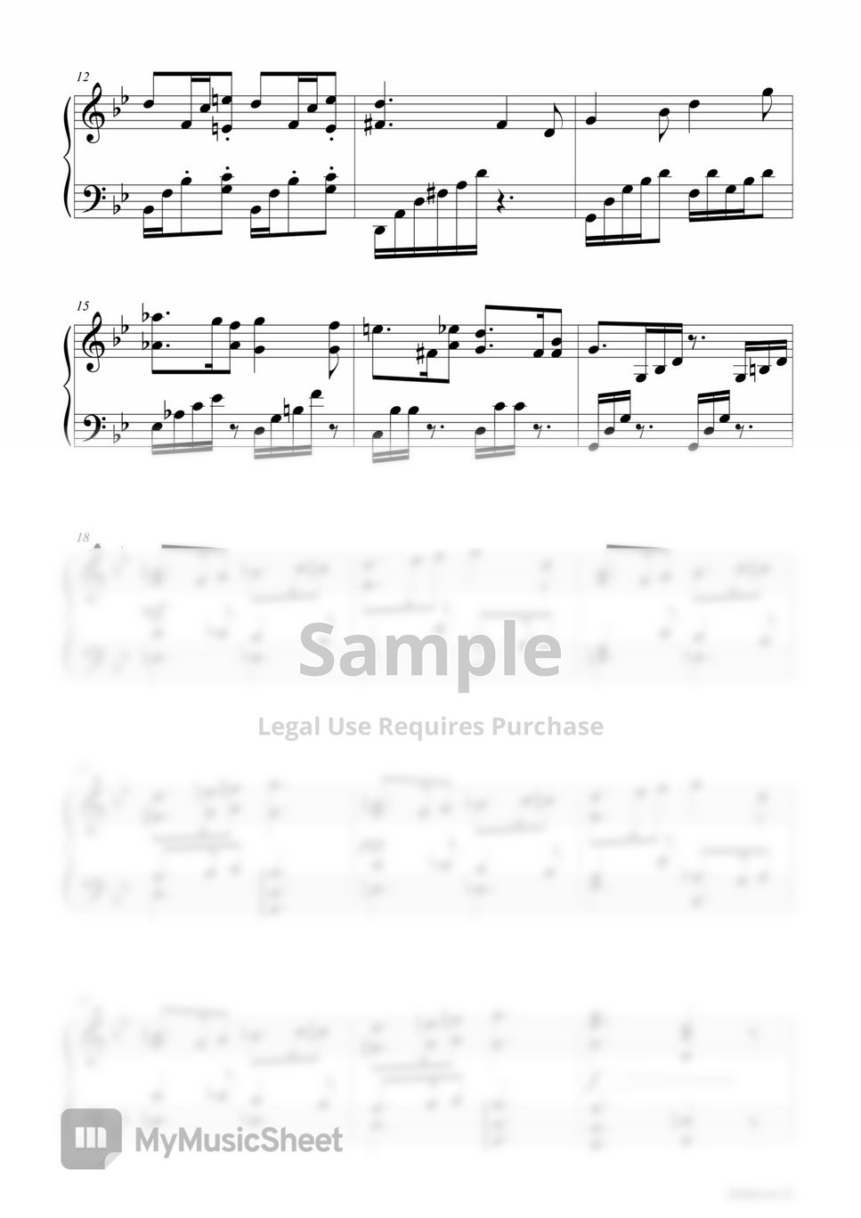 Sicilienne for piano, Op. 78 Sheets by 상상피아노