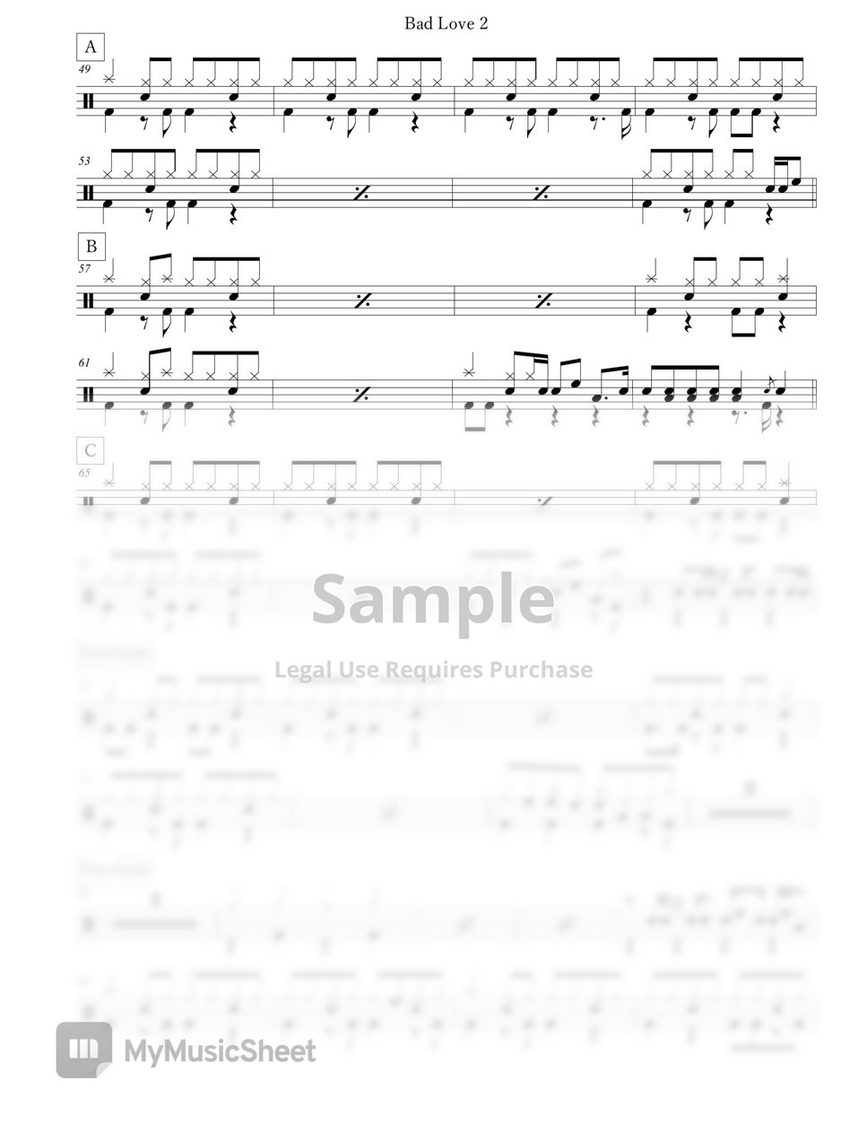 eric-clapton-bad-love-by-arkadia-drums