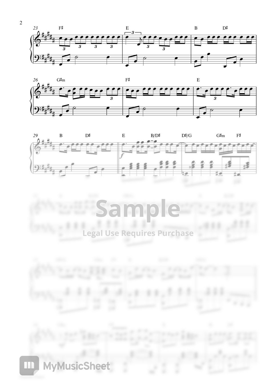 BoyWithUke Toxic (Piano Sheet) Sheets by Pianella Piano
