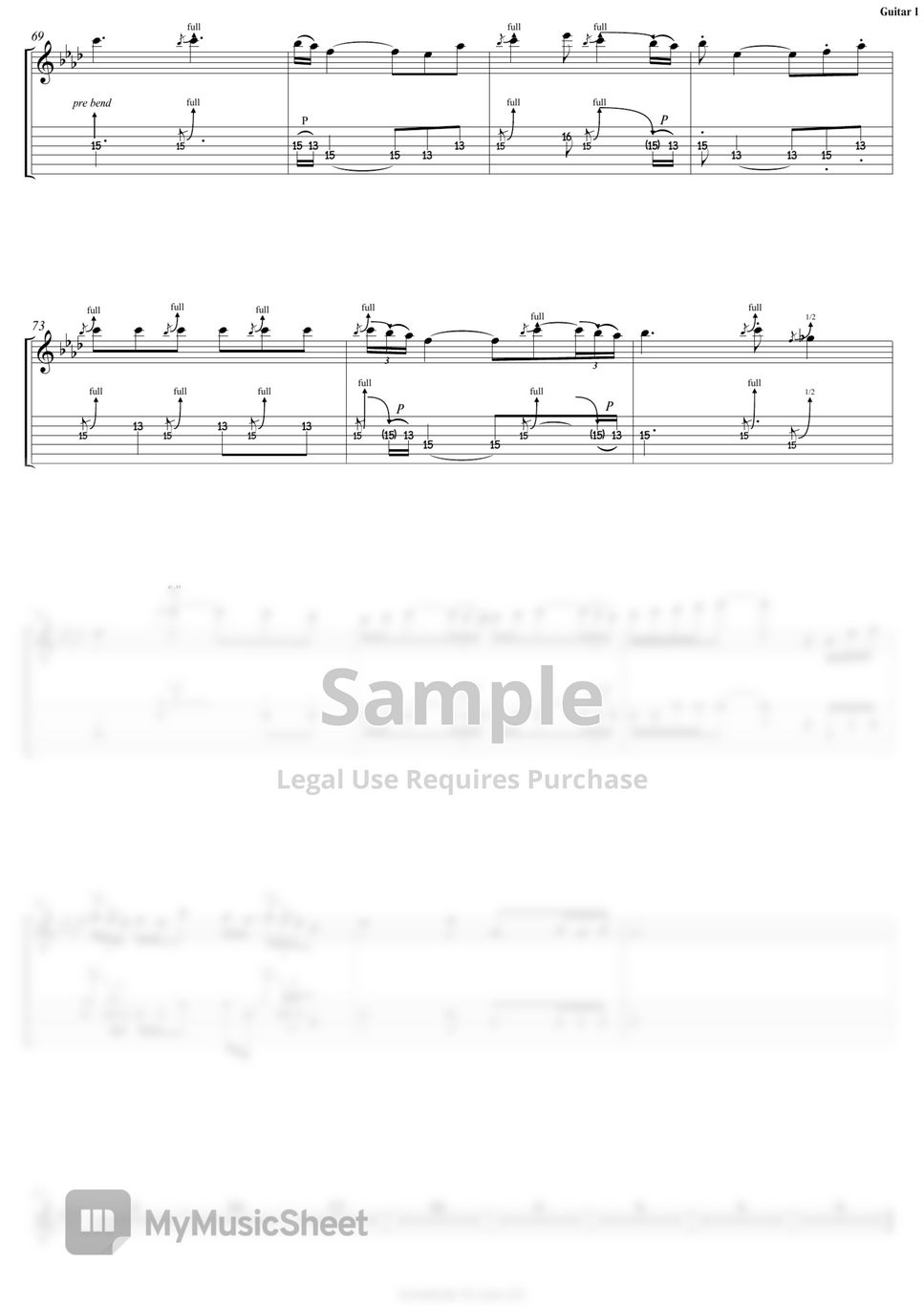 Queen Somebody To Love Guitar 기타 Sheets