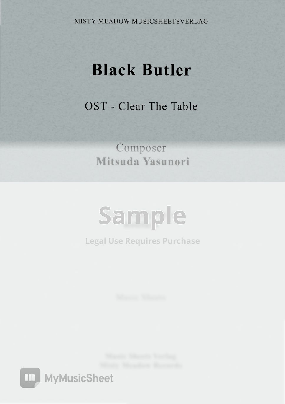 Mitsuda Yasunori - Black Butler (Kuroshitsuji): Book of circus OST - Clear the Table (piano cover) by Rolelush