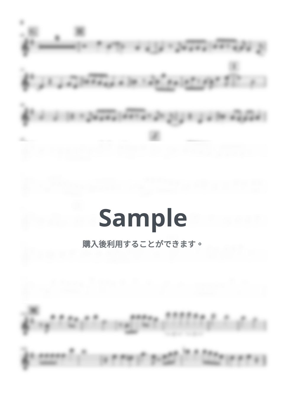 Ado - レディメイドテナーサックス かんたんキー(原曲-3) by 長内阿由多