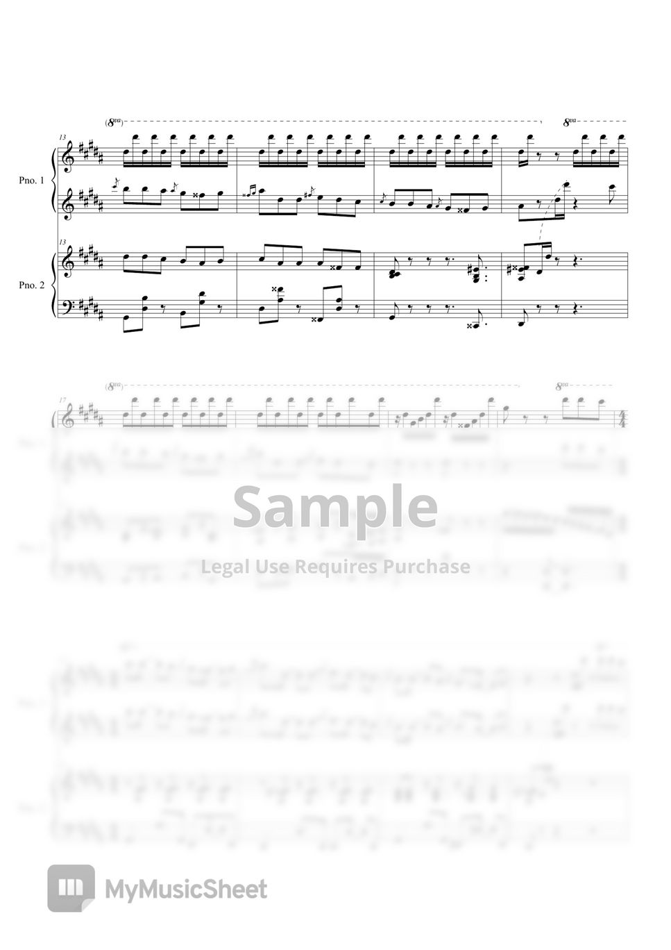 F.Liszt - La Campanella (4Hands Piano) by Bella&Lucas