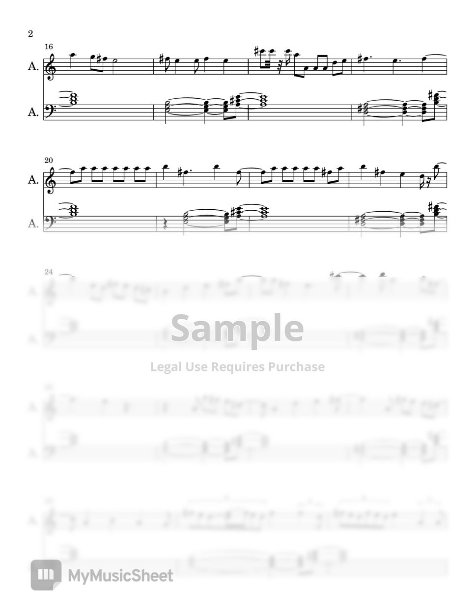 FIFTY FIFTY - Cupid (PIANO SHEET) by Synthly