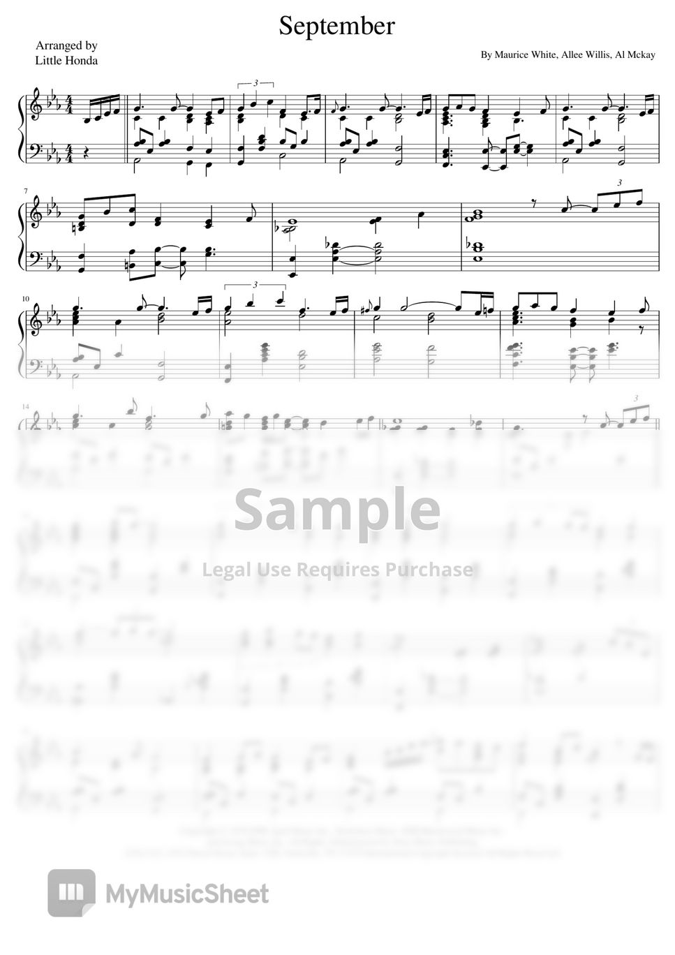 Earth wind fire september jazz ver by little honda