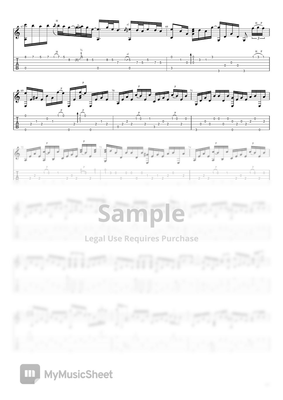 Metallica - The Unforgiven (Fingerstyle Guitar Arrangement, Standard Tuning, No Capo) by D.Petrova (Edora)