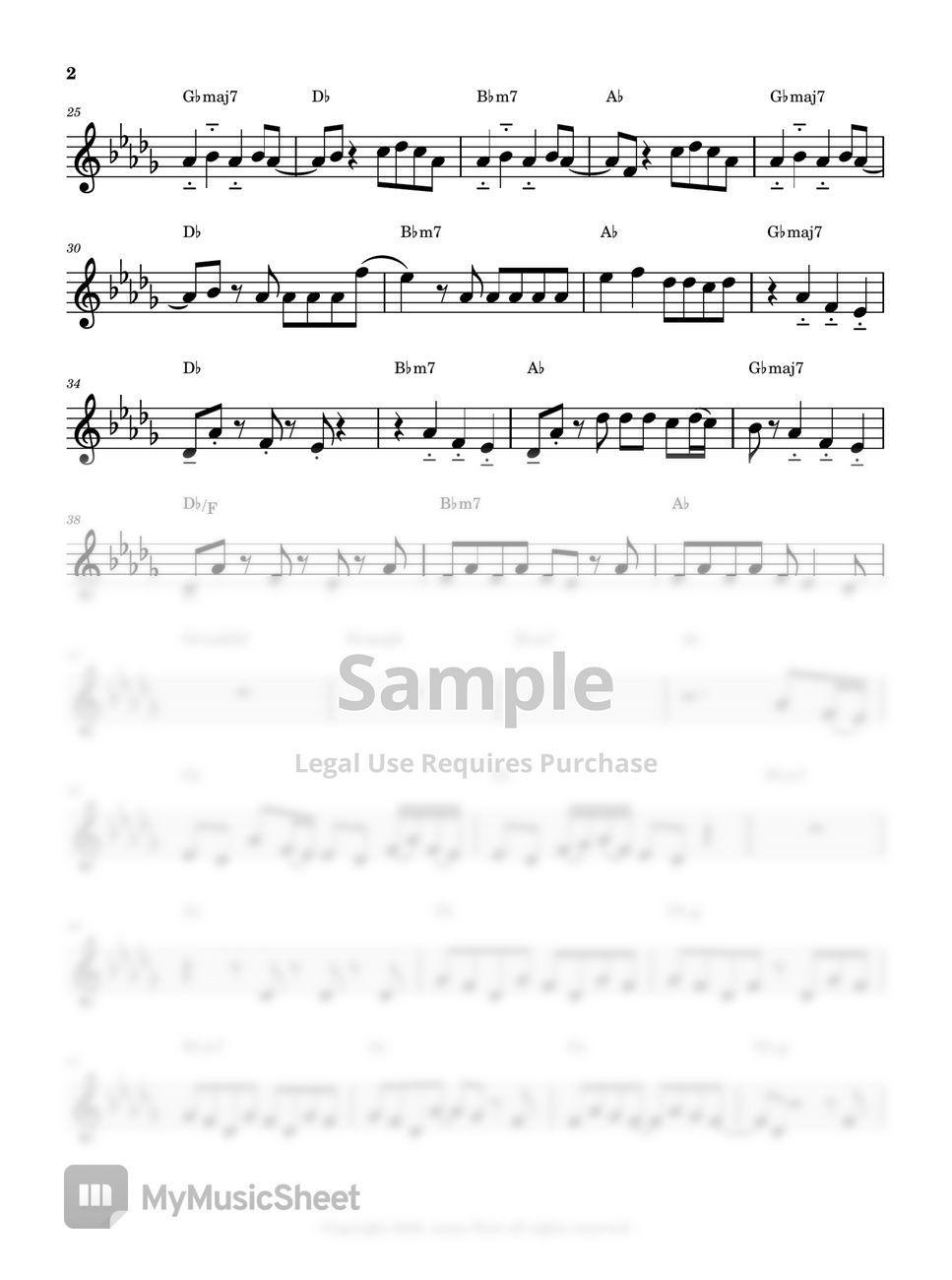 IU 아이유 - Eight (Flute Sheet Music) by sonye flute