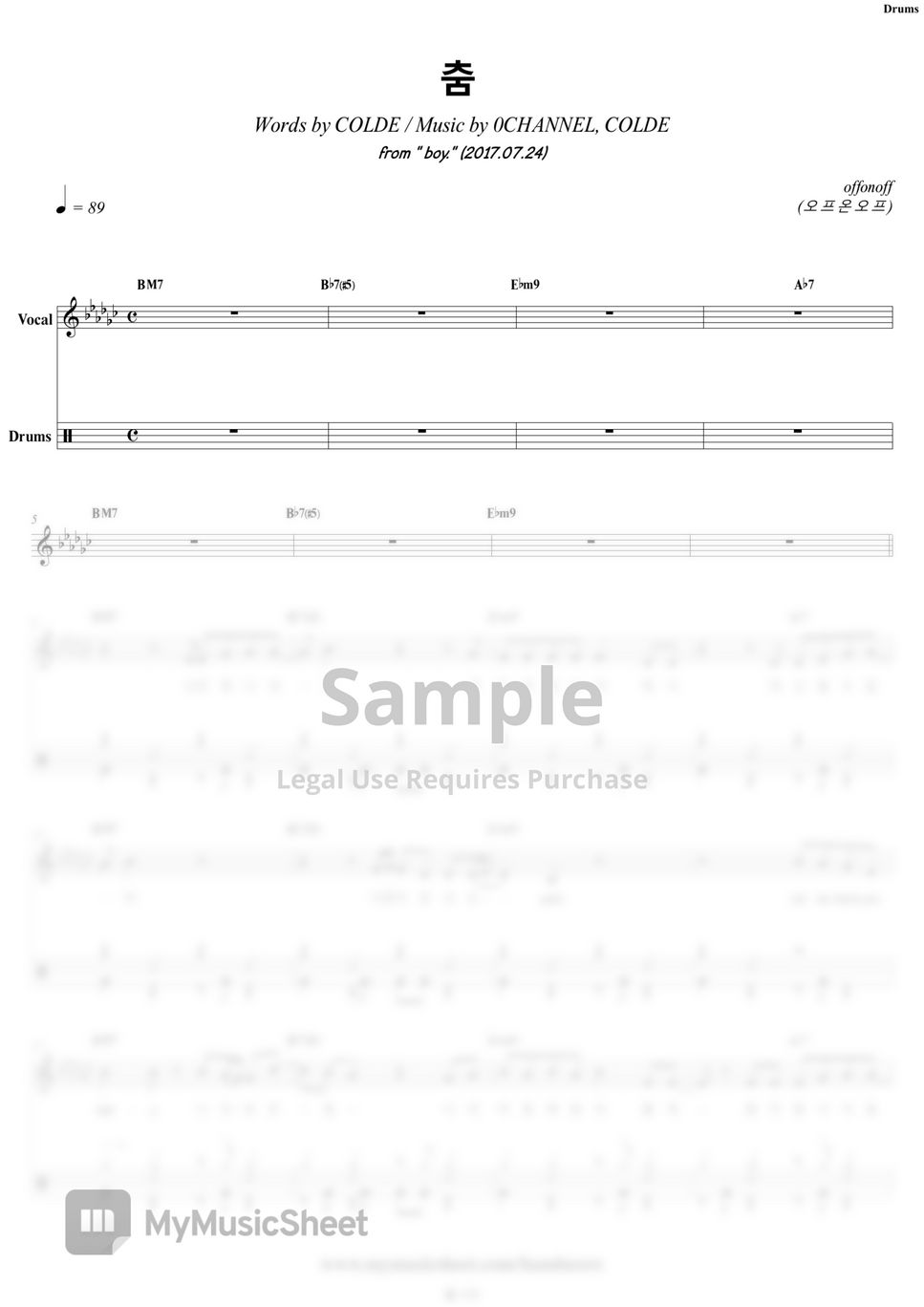 offonoff - Dance | Band Score Sheets