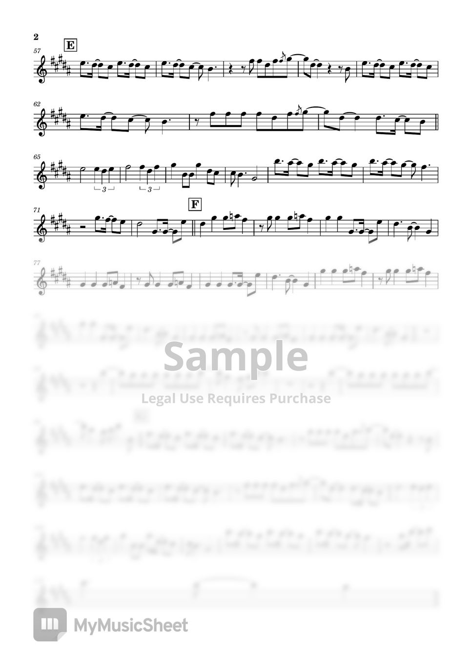 the-chainsmokers-don-t-let-me-down-violin-solo-sheets-by-thec-p