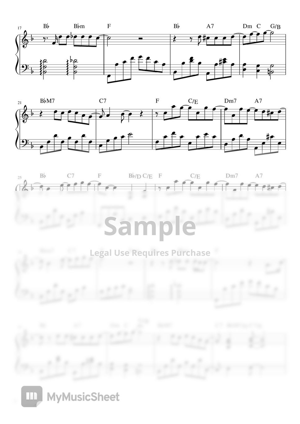 Jung SeungHwan - Snowman Piano Sheet