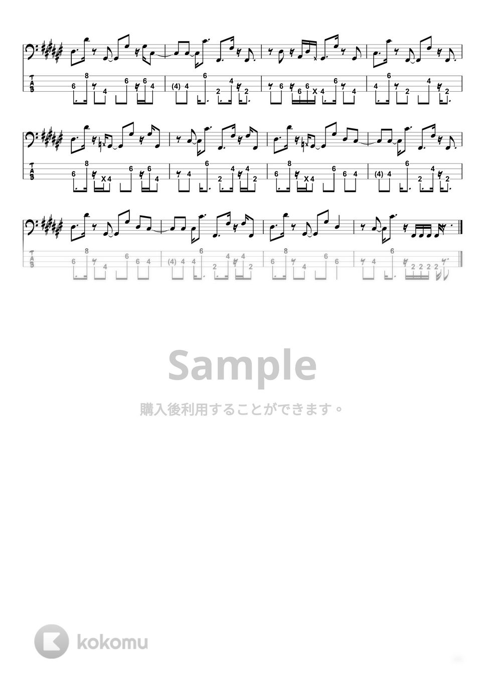 防弾少年団(BTS) - Dynamite (ベースTAB譜 / 4弦ベース対応) by swbass