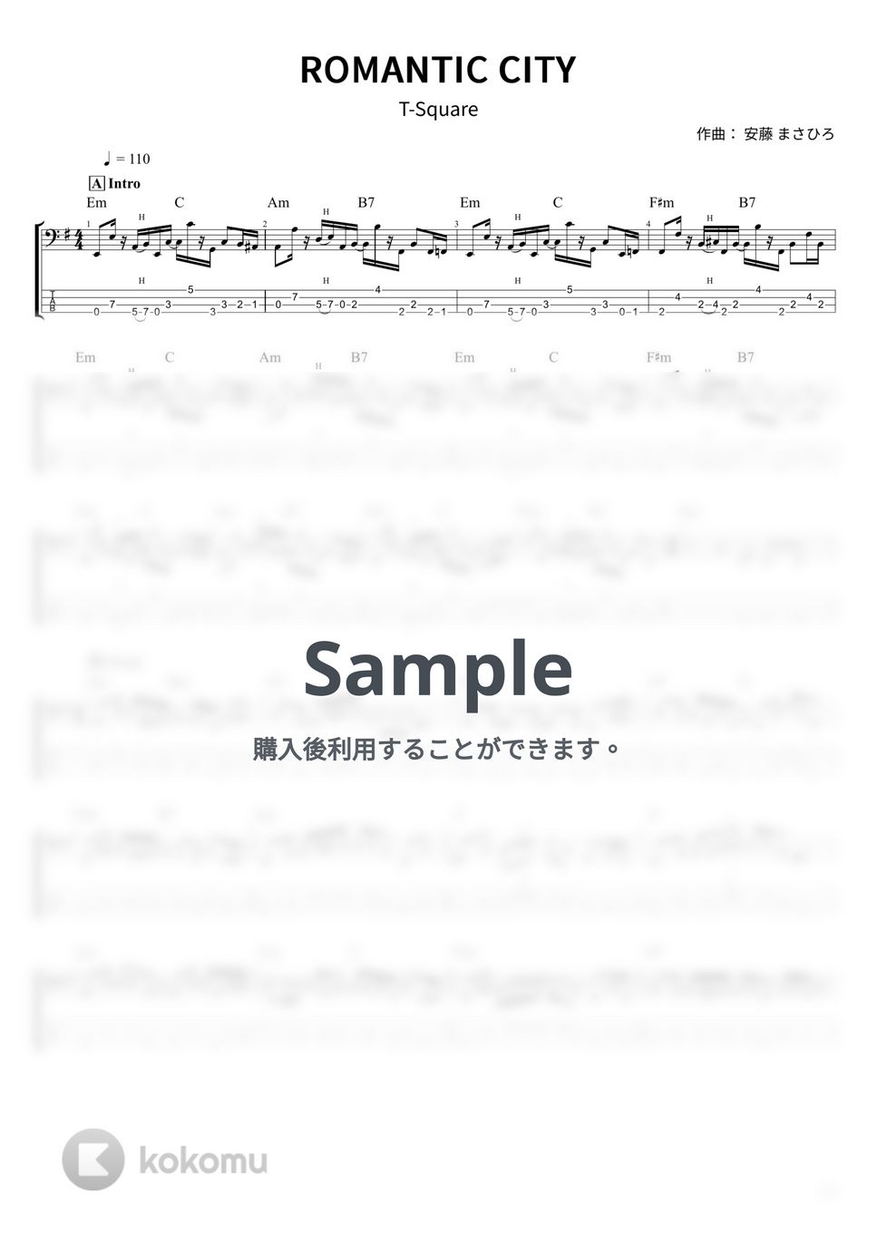 THE SQUARE バンドスコア RESORT 楽譜 T-SQUARE タブ譜 THE SQUARE