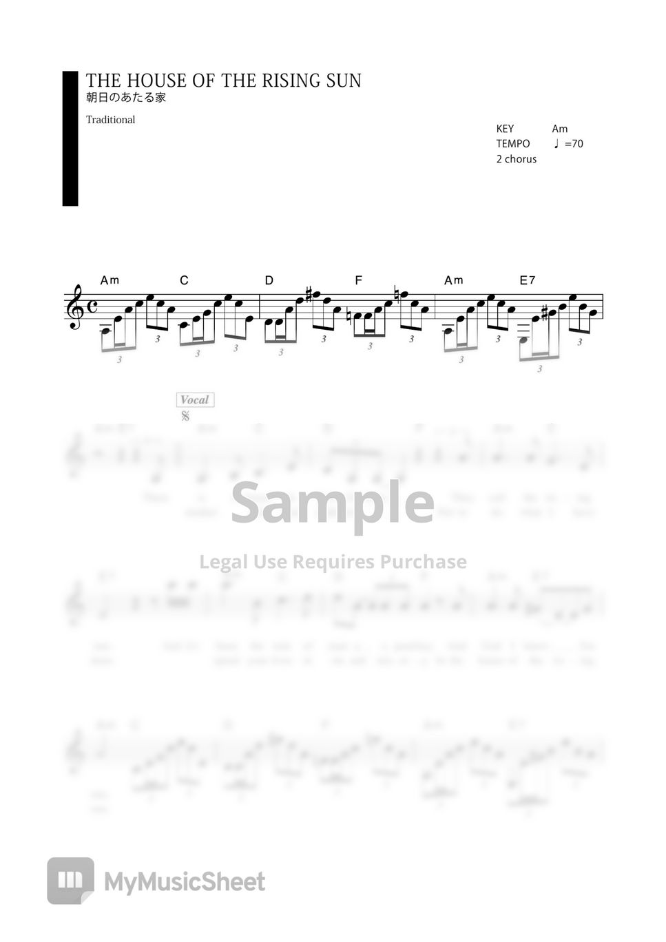 the-house-of-the-rising-sun-vocal-magazine-sheets-by-far-east-island