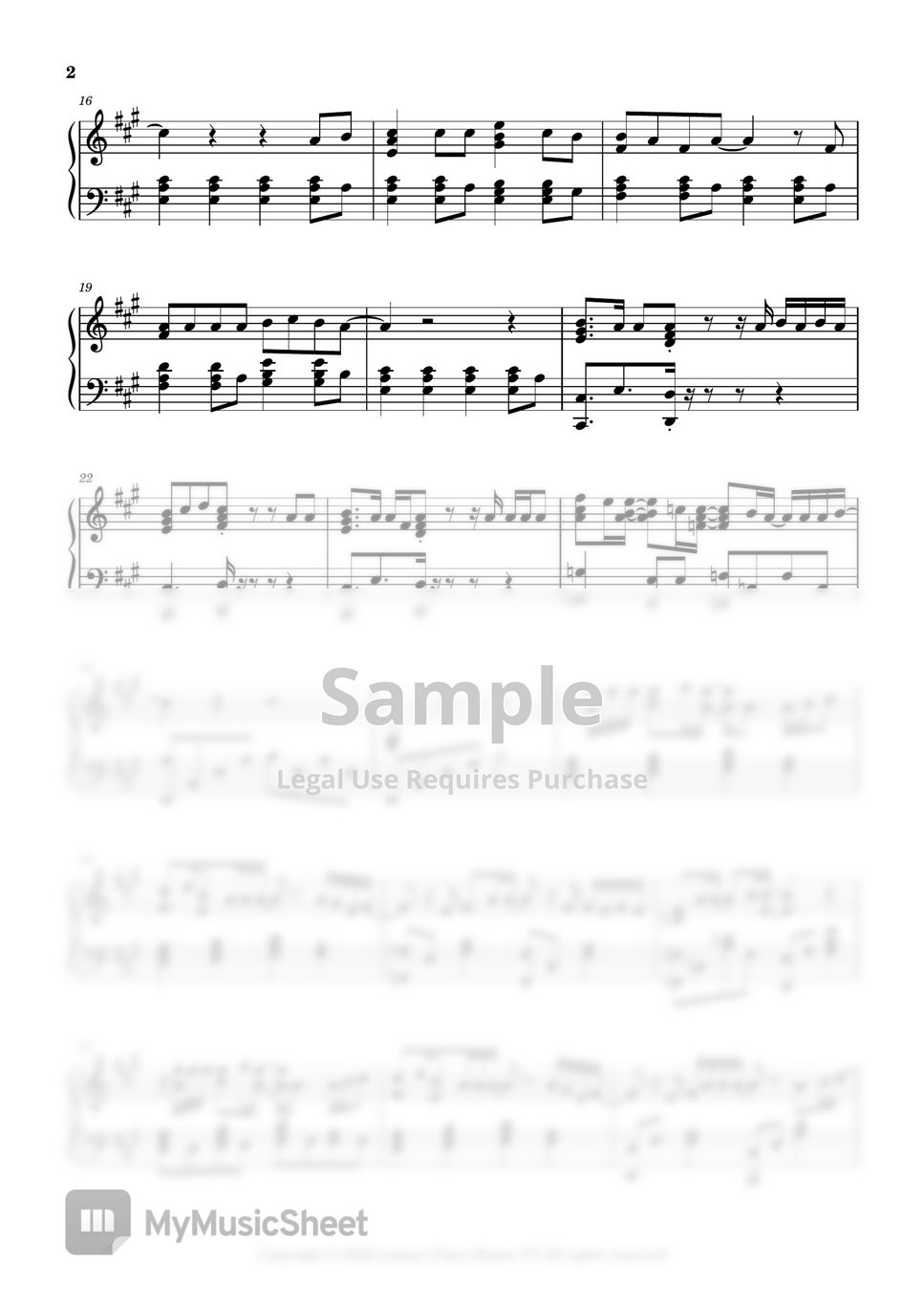 RADWIMPS - すずめの涙 Tears of Suzume (すずめの戸締まり OST) by Leisure Piano Sheets YT
