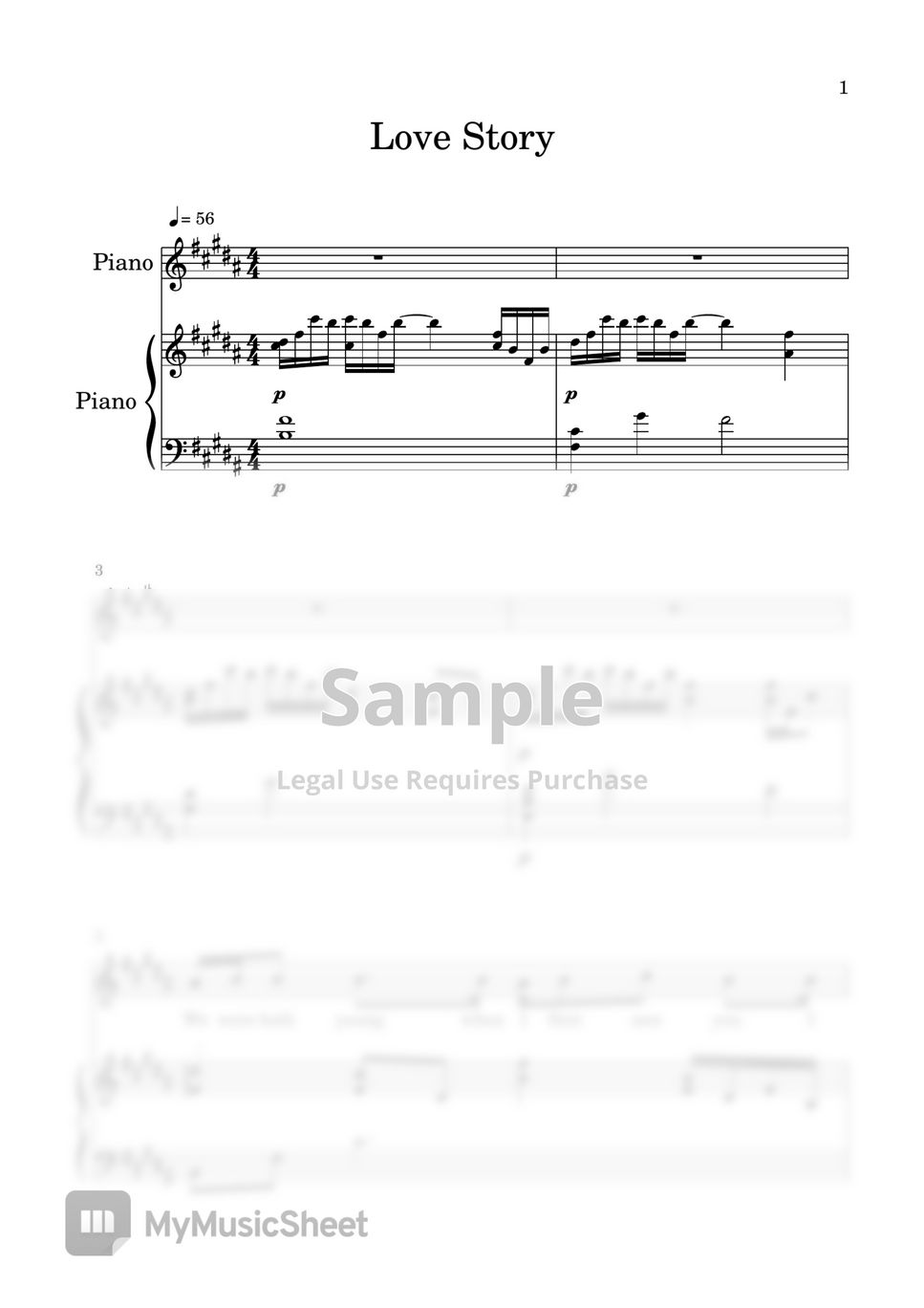 Taylor Swift Love Story Sheets By Just Music And Film   4d023d94630416cc82379a46044dd6af