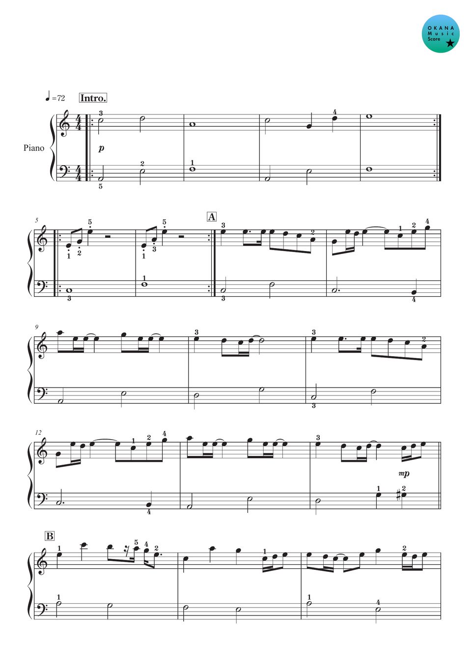 中島みゆき作品集 楽譜 ピアノ楽譜】糸 / 中島みゆき（ソロ / 初中級）