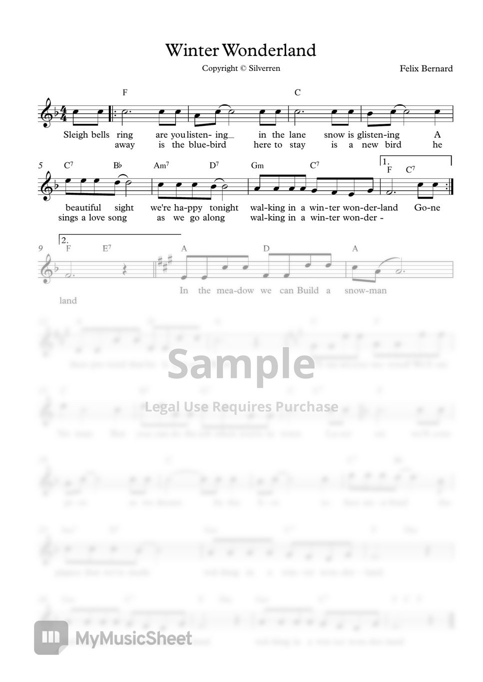 Felix Bernard Winter Wonderland Sheets by Silverren