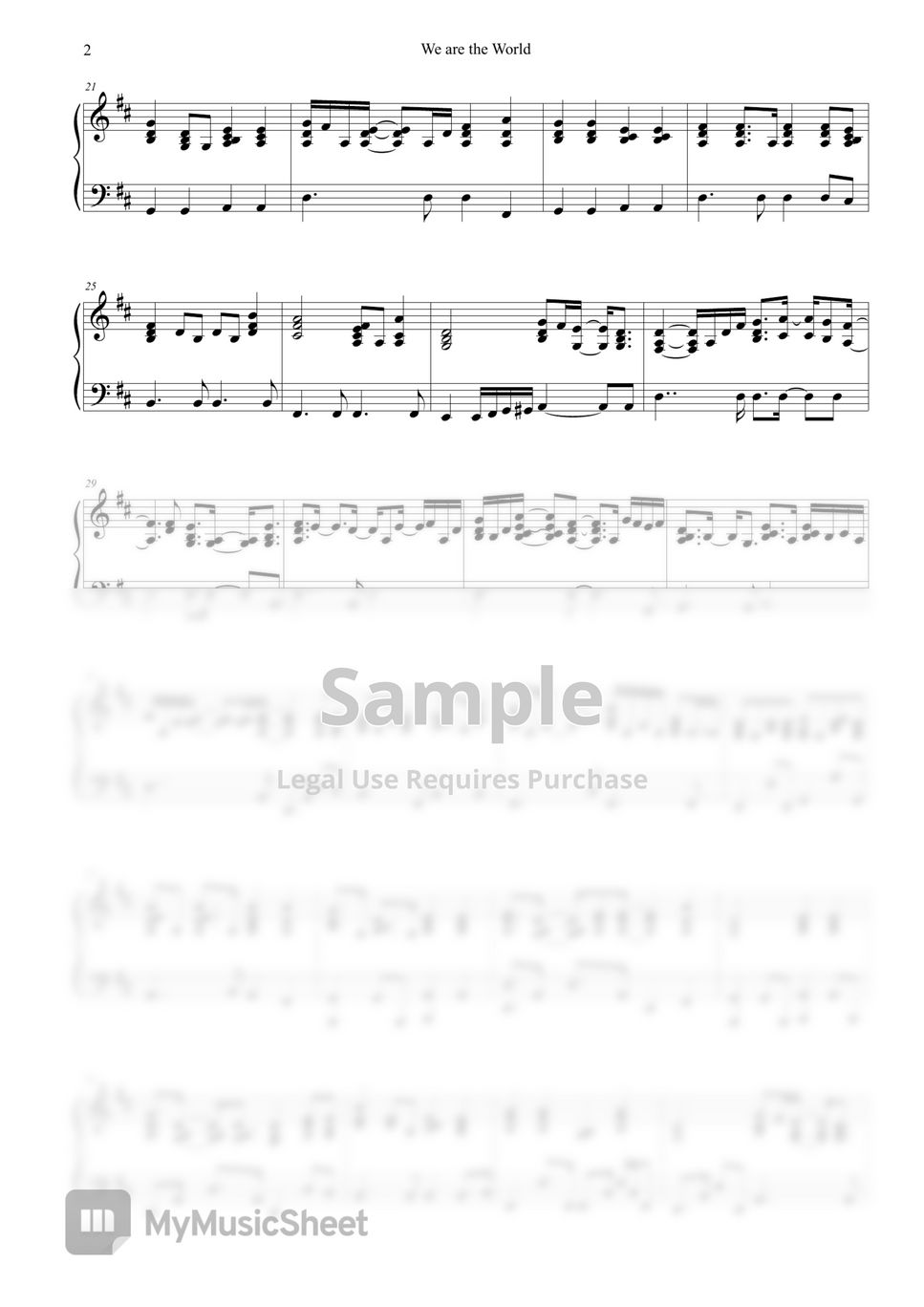 Michael jackson we are the world demo version by sora hong
