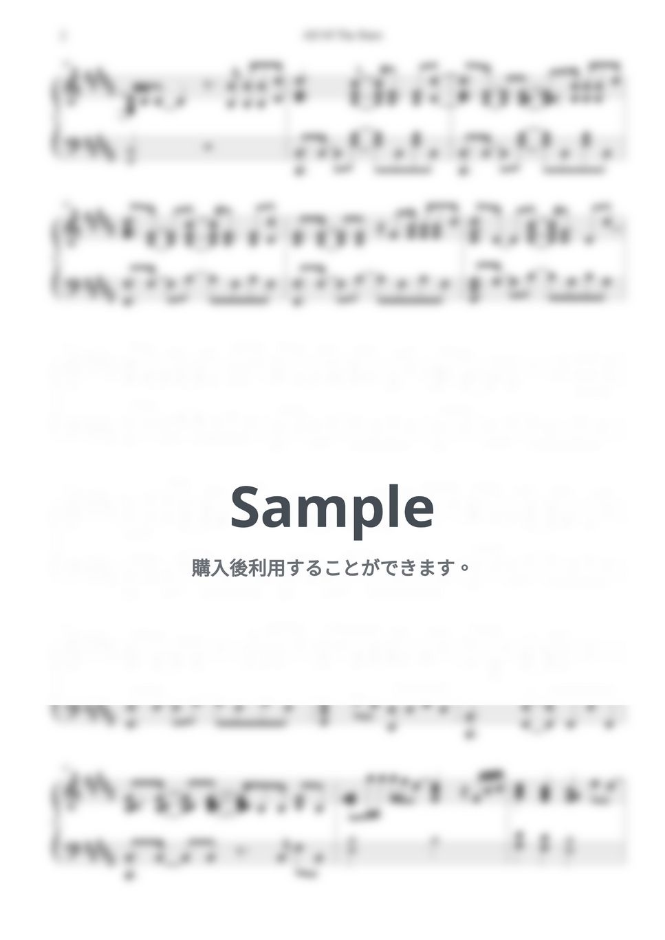 ED SHEERAN All Of The Stars(Movie The Fault in Our Stars OST) 楽譜 by