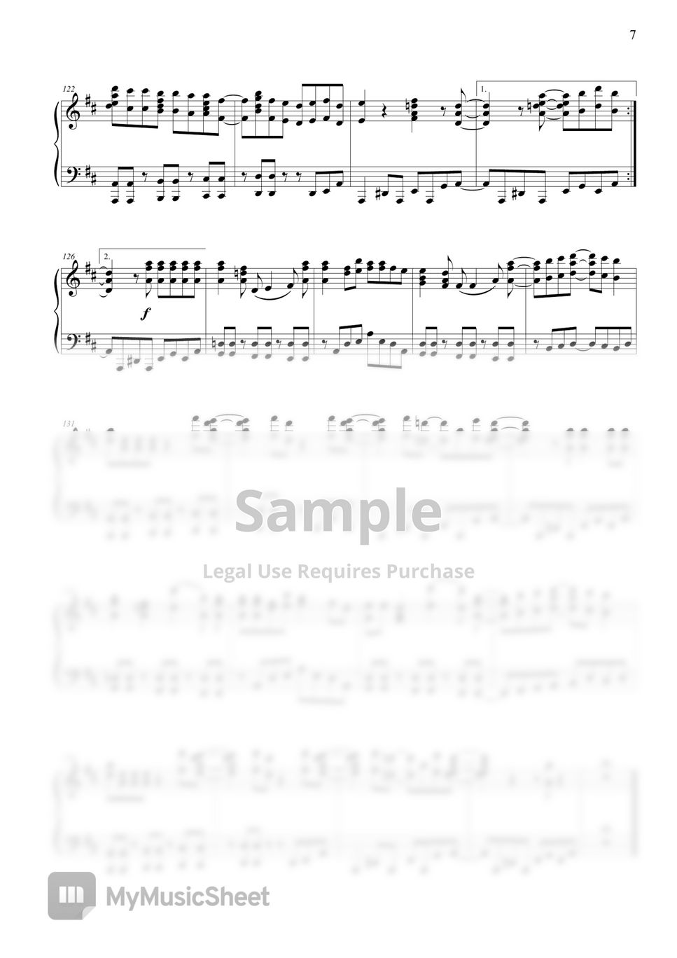 Preview] SOUVENIR (SPY x FAMILY 間諜家家酒 Part 2 OP) Sheet music for Piano  (Solo)