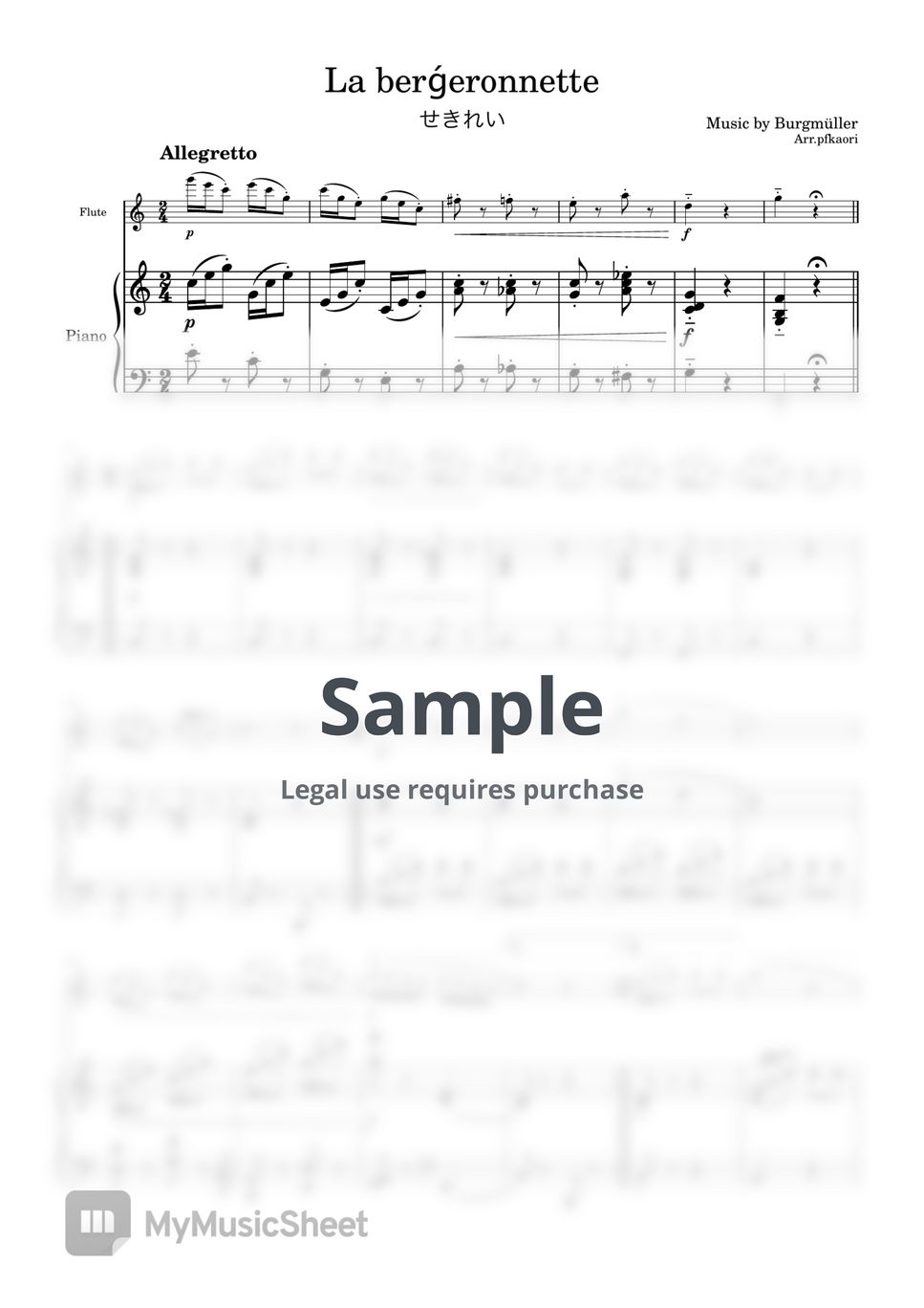 burgm-ller-la-bergeronnette-flute-piano-by-pfkaori
