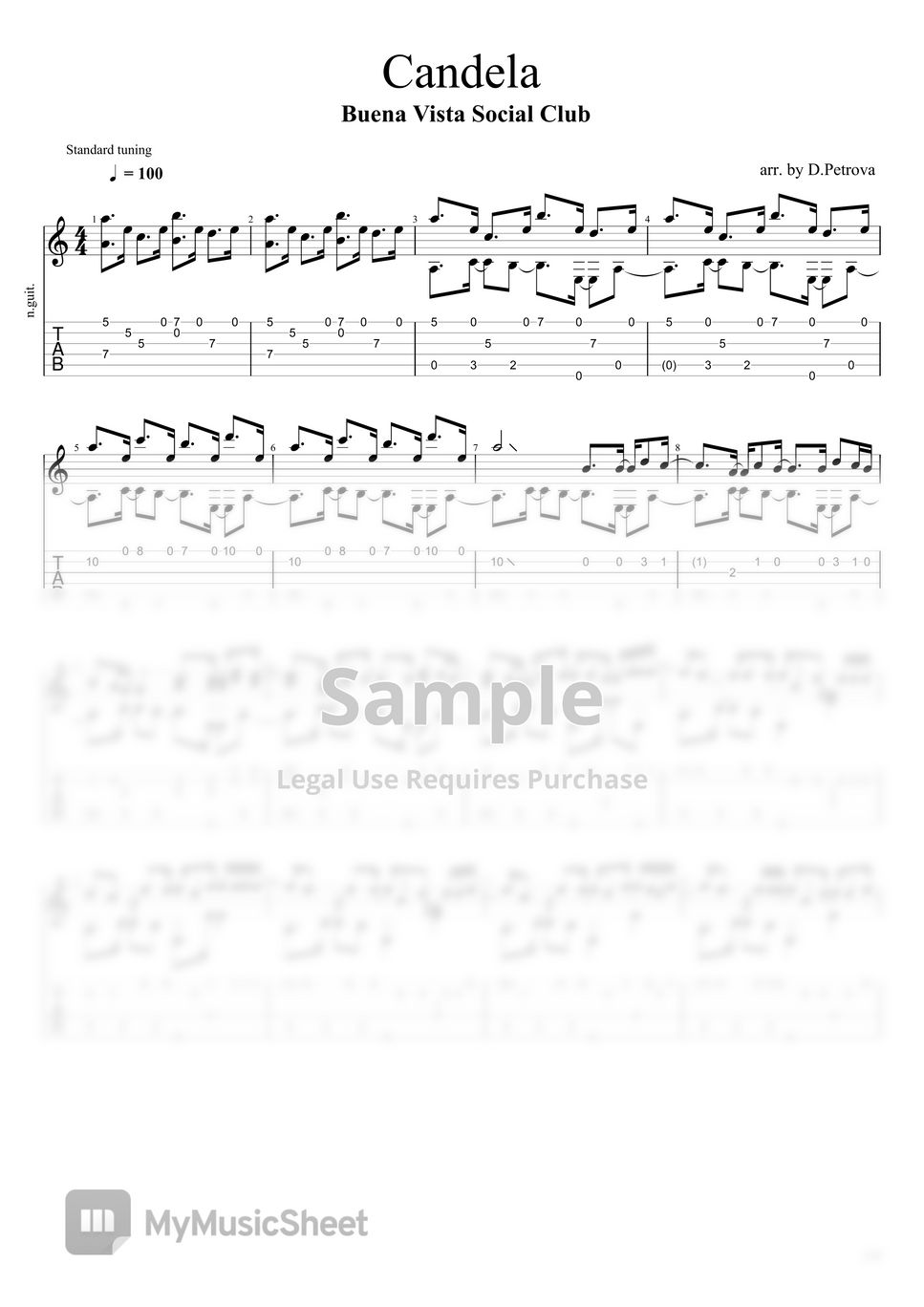 buena-vista-social-club-candela-fingerstyle-guitar-arrangement-no