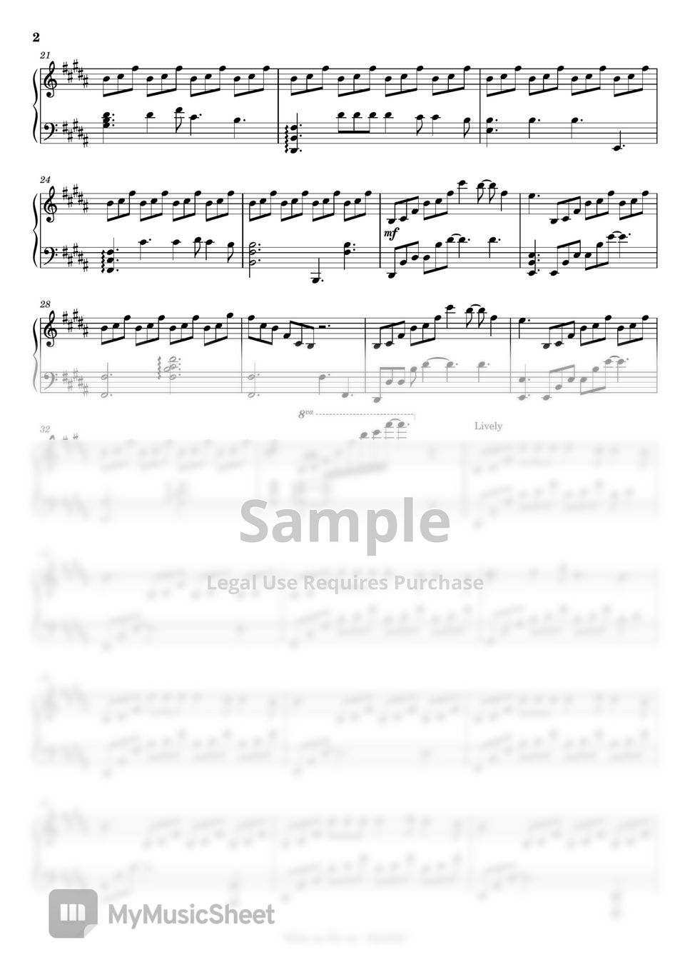RADWIMPS - Sparkle - RADWIMPS (Kimi no Na wa/Your Name) Piano by BWC Piano Tutorial