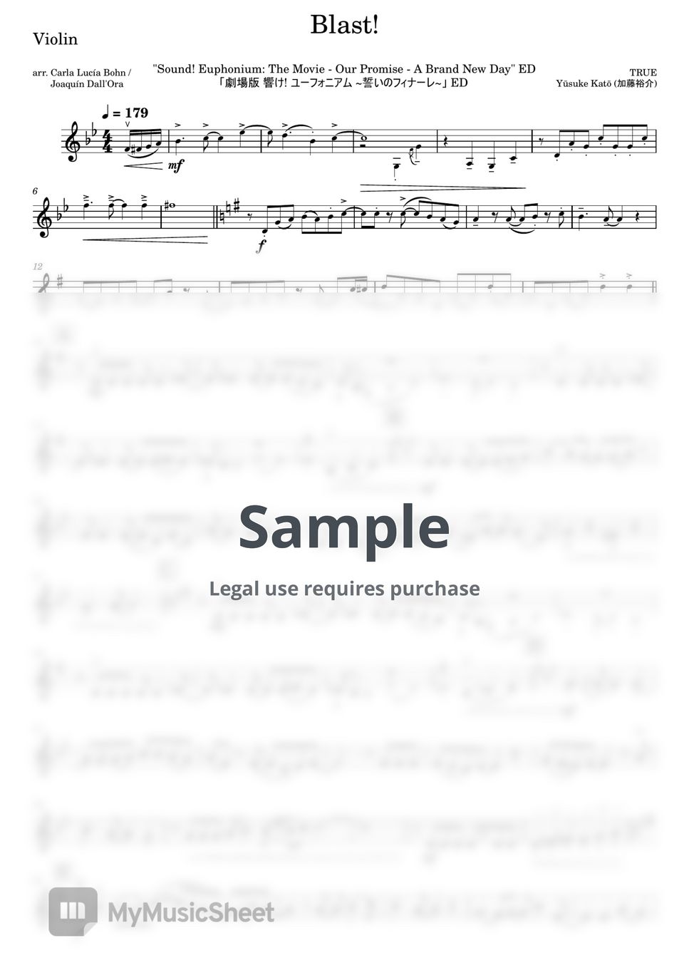 TRUE Blast! "Sound! Euphonium The Movie Our Promise A Brand