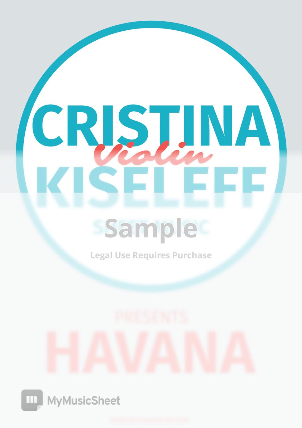 Camila Cabello - HAVANA (For Violin Solo) by Cristina Kiseleff