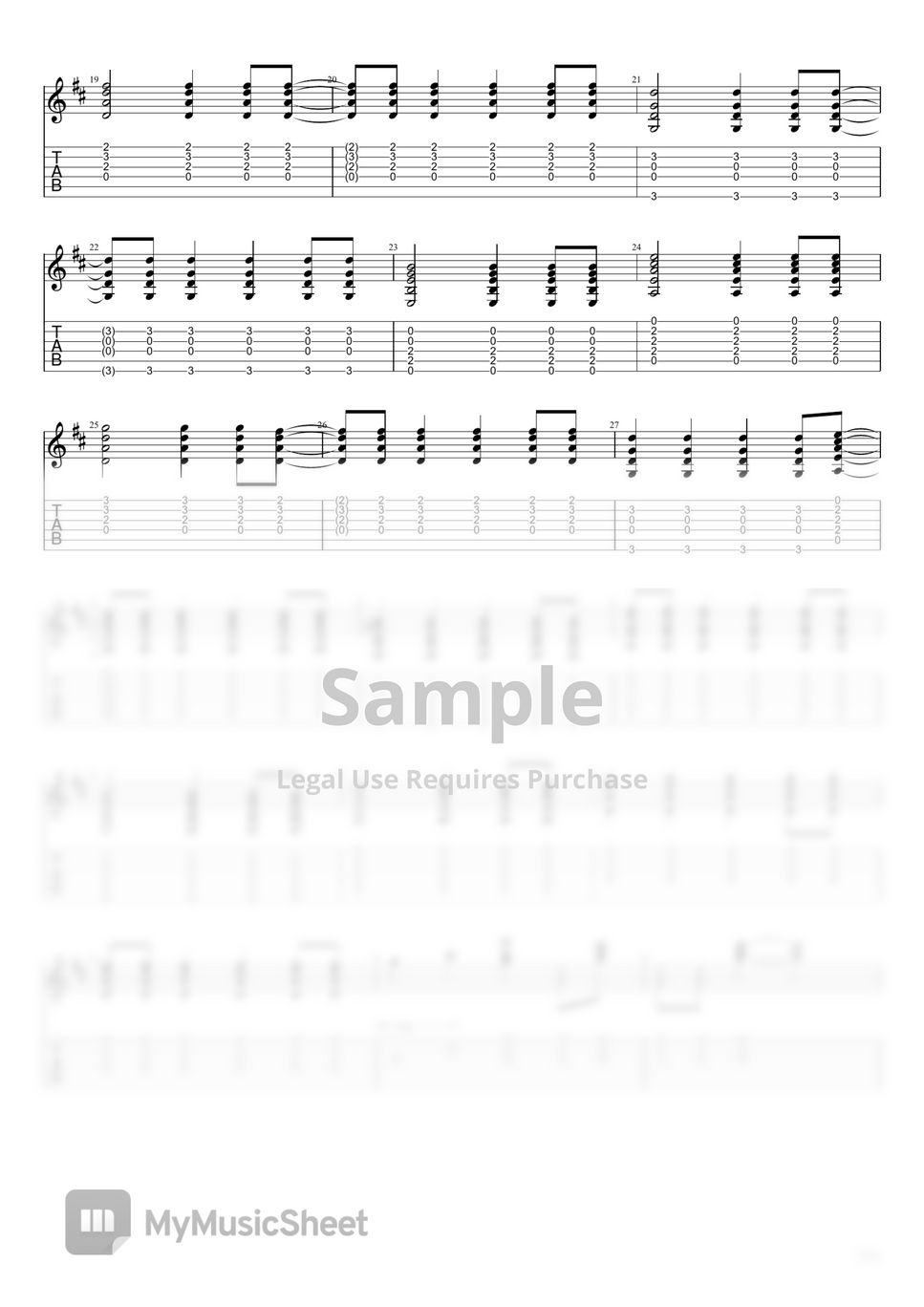 ギヴン - うらがわの存在 Sheet Music by ギヴン