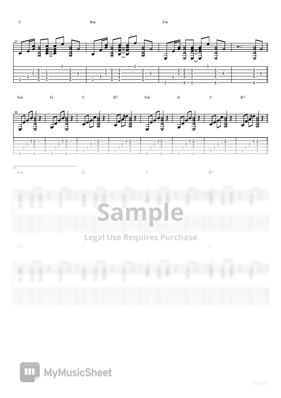 g-i-dle-oh-my-god-guitar-cover-sheets-by-ffguitar