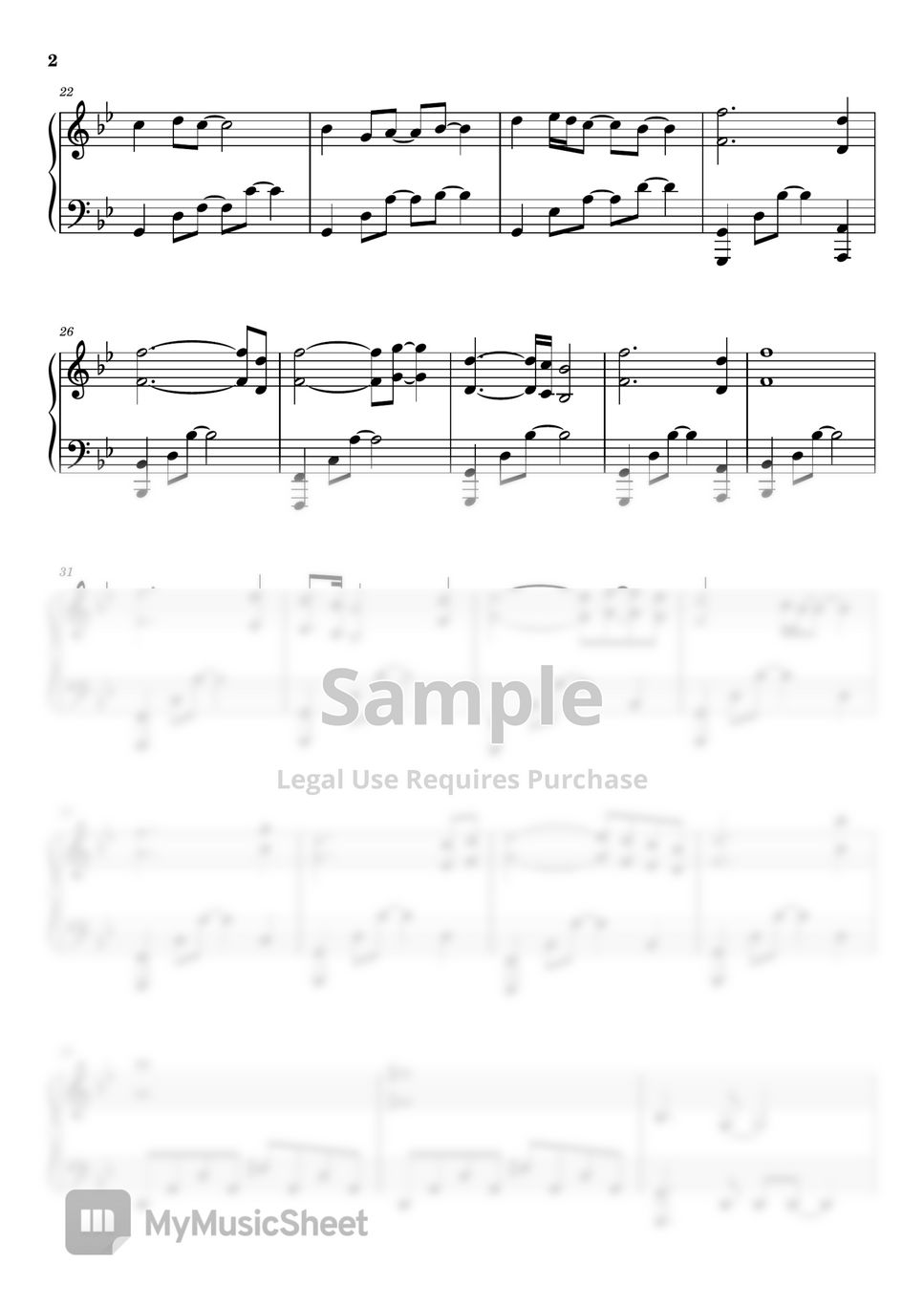 Audioslave like a stone sheet by piano go life