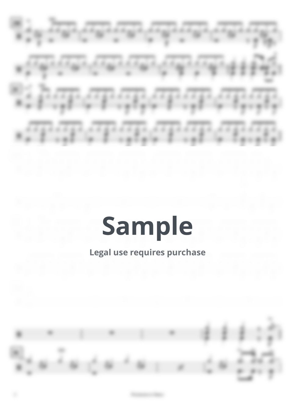 Bts permission to dance by cookai s j pop drum sheet music 