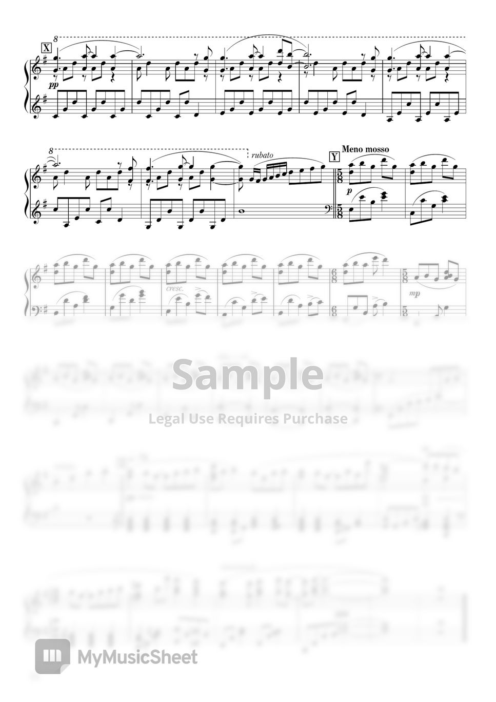 Toki Wo Kizamu Uta Sheet Music - 3 Arrangements Available