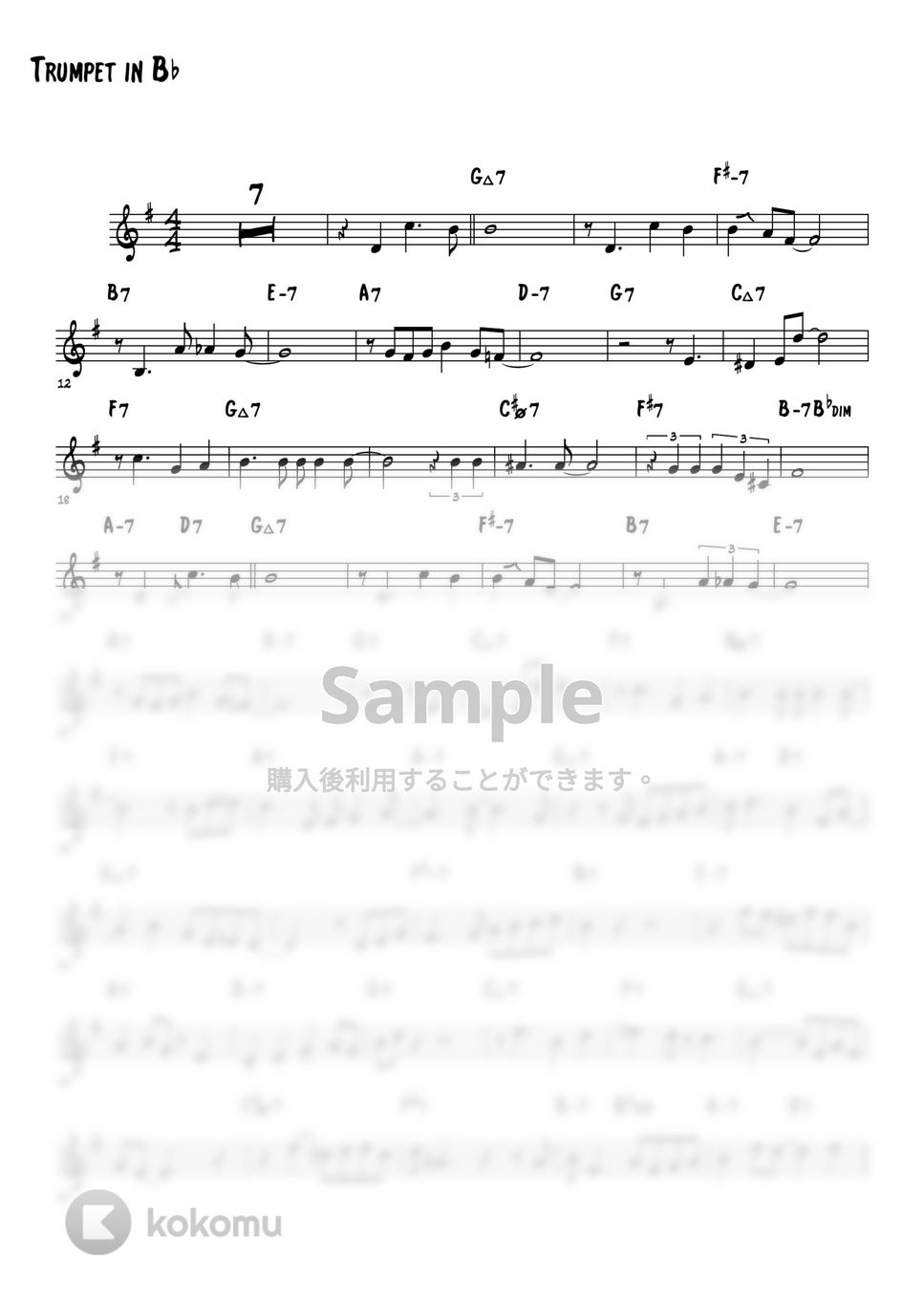 Billy Reid - I'll Close My Eyes (ジャズトランペット演奏例) by 高田将利